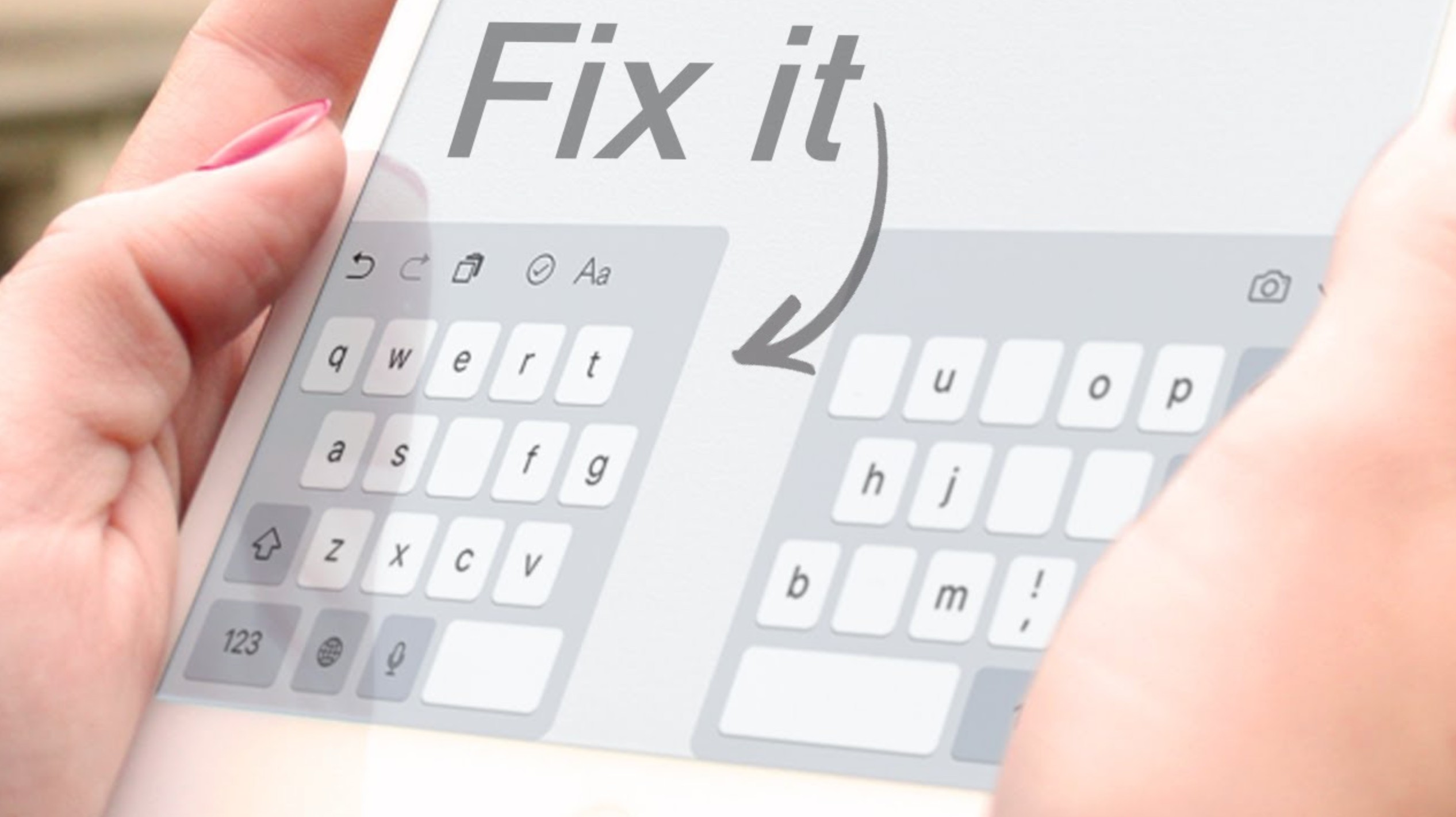 How to Fix Split Keyboard on iPad