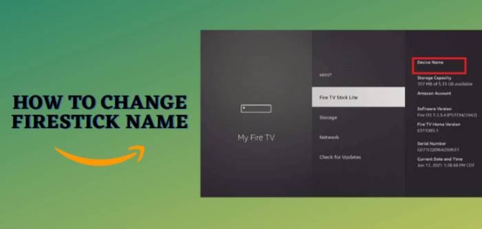 How To Change Your Amazon Fire TV Stick Name