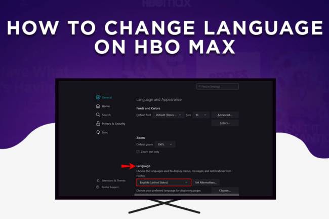 How To Change The Language On HBO Max